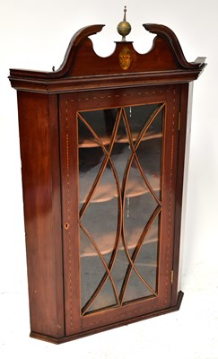 Lot 67 - A Regency mahogany inlaid and line inlaid...