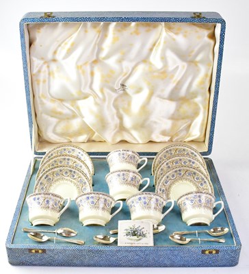 Lot 293 - ROYAL WORCESTER; a cased set of six cabinet...