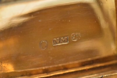 Lot 1356 - NATHANIEL MILLS; a William IV hallmarked...