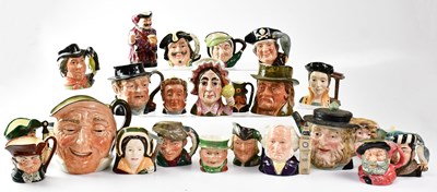 Lot 284 - ROYAL DOULTON; a quantity of character jugs to...