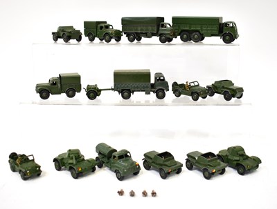 Lot 584 - DINKY TOYS; a small quantity of military...