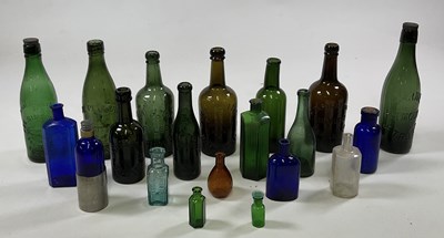 Lot 141 - A collection of nineteen mainly green and blue...