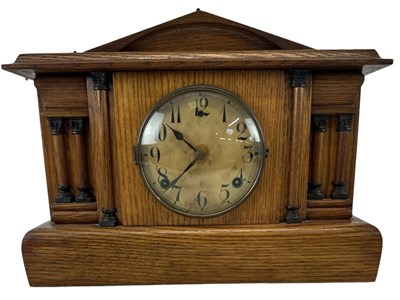 Lot 114 - WM L GILBERT CLOCK CO; an early 20th century...