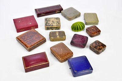 Lot 16 - A collection of fourteen Victorian and later...