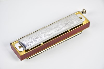 Lot 1113 - HOHNER; a Super Chromonica Chromatic harmonica,...