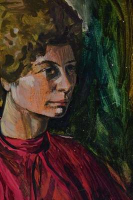 Lot 1652 - KENNETH FERNEE; oil on board, 'Miss Audrey...