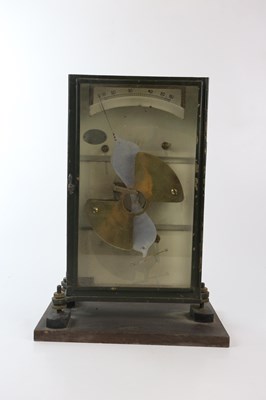 Lot 727 - A green painted electrostatic volt meter, no....