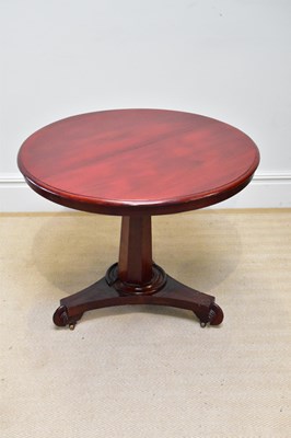 Lot 155 - A Victorian mahogany circular breakfast table,...