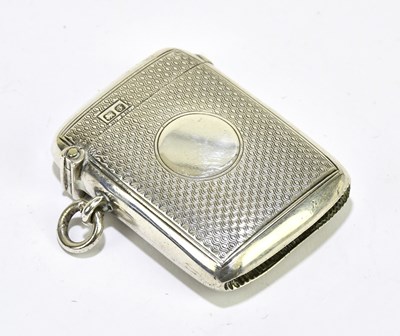 Lot 2524 - An Edwardian hallmarked silver vesta case with...