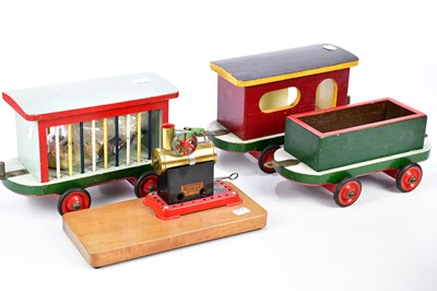 Lot 2632 - MAMOD; a boxed T.E.1a steam tractor, MAMOD...