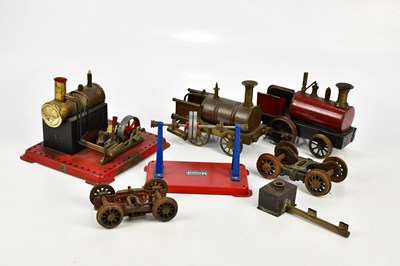 Lot 2614 - Two scratch built engines, one inscribed 'Zulu'...