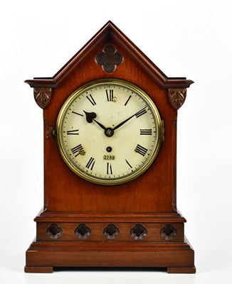 Lot 369 - RAILWAY INTEREST; a 19th century mahogany...