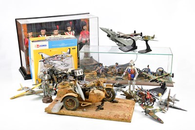 Lot 2586 - Two military models representing the Royal...