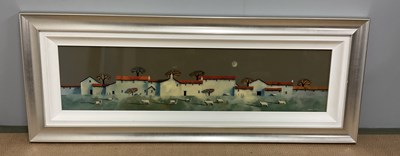 Lot 1531 - NICK POTTER; acrylic on board, 'Grey Day',...