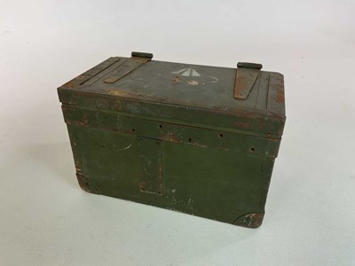 Lot 30 - A military field Morse code tap and telephone...