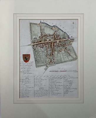 Lot 207 - JOHN HUTCHINS (1698-1773), an untitled plan of...