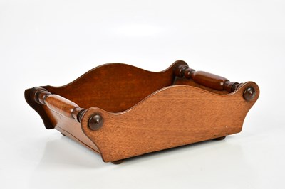 Lot 500 - A Victorian mahogany cheese coaster with...