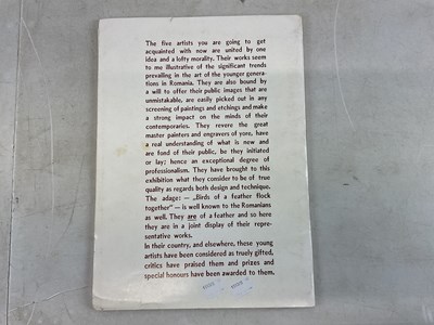 Lot 248 - A folio, 'Five Romanian Artists in Norway',...