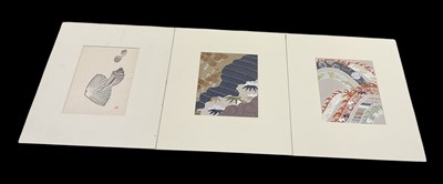 Lot 1028 - TSUJI KOYO; two Japanese woodblock prints, 21...