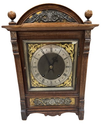 Lot 134 - A late 19th century mahogany cased German Ting...