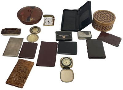 Lot 344 - A quantity of leather wallets and travelling...