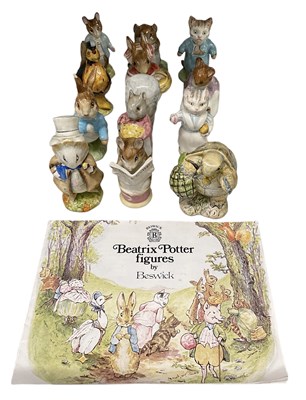 Lot 541 - BESWICK; a group of twelve Beatrix Potter...