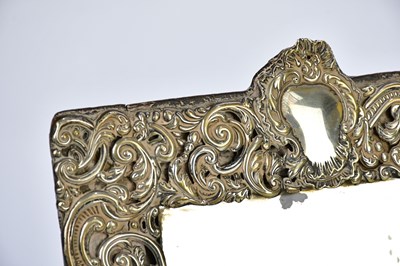 Lot 2225 - An Edward VII hallmarked silver easel back...