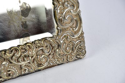 Lot 2225 - An Edward VII hallmarked silver easel back...