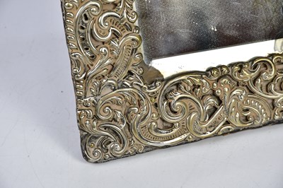 Lot 2225 - An Edward VII hallmarked silver easel back...