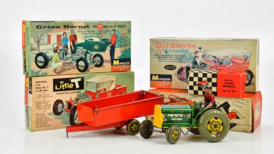 Lot 183 - V MODELS; a remote controlled vehicle, three...