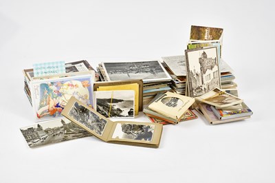 Lot 2644 - A collection of postcards and photos relating...