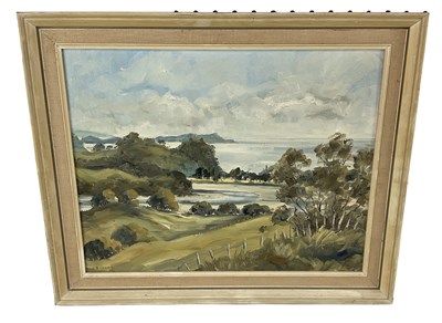 Lot 277 - C B LAWRIE; oil on board, rural scene, 'Low...