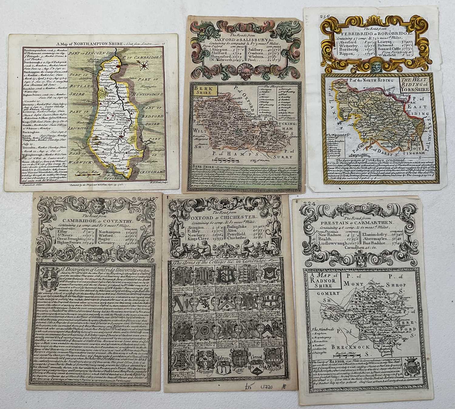 Lot 1476 - W. H. TOMS (1700-1765), 'A Map of