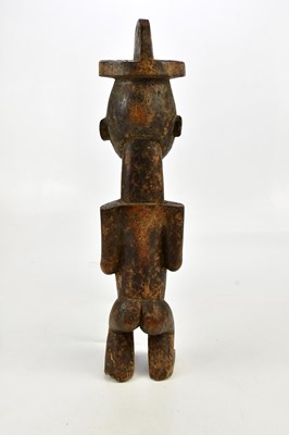 Lot 1328 - A Nkisi carved wooden Congo spirit figure,...