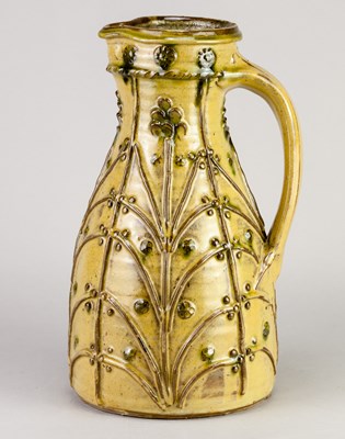 Lot 205 - DOUG FITCH (born 1964); a slipware pitcher...