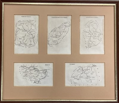 Lot 1477A - HENRY SKRINE (1755-1803), a map showing the...