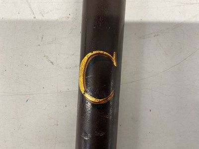 Lot 315 - A truncheon inscribed 'CS', stamped 'Parker of...