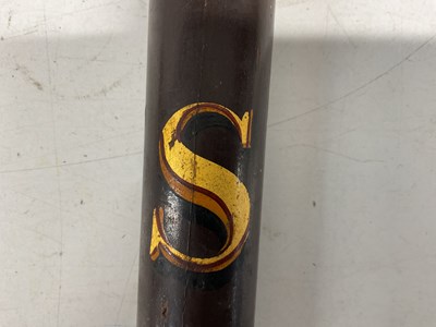 Lot 315 - A truncheon inscribed 'CS', stamped 'Parker of...
