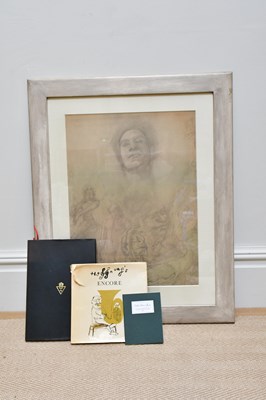 Lot 159 - AUSTIN OSMAN SPARE (1886-1956); pencil, 'Self...