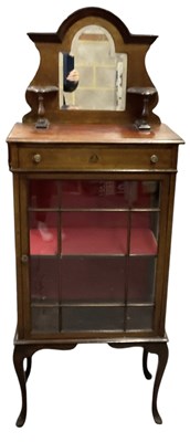 Lot 46 - An early 20th century mahogany display cabinet...