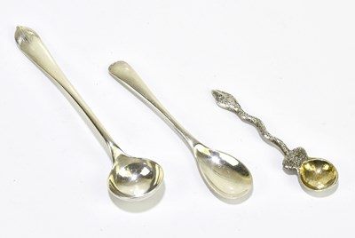 Lot 2579 - ELKINGTON & CO; a hallmarked silver condiment...