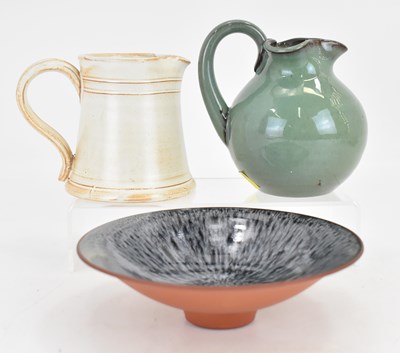 Lot 231 - HUMPHREY WAKEFIELD; three studio pottery items...