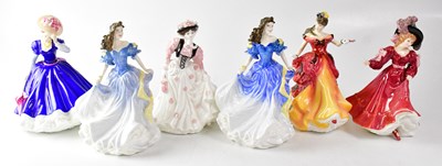 Lot 250 - ROYAL DOULTON; five 'Figure of the Year'...