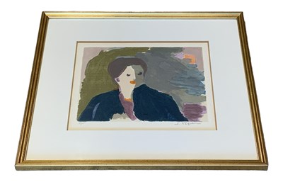 Lot 210 - UNATTRIBUTED; limited edition print of a lady,...