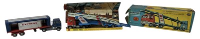 Lot 486 - CORGI; a vintage boxed Car Transporter with...