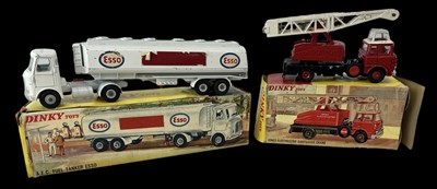 Lot 502 - DINKY TOYS; a vintage boxed A.E.C. Fuel Tanker...