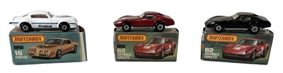 Lot 498 - MATCHBOX; a group of three vintage boxed model...