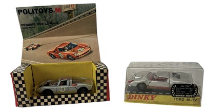 Lot 519 - A Politoys boxed model Ferrari 250 Le Mans and...