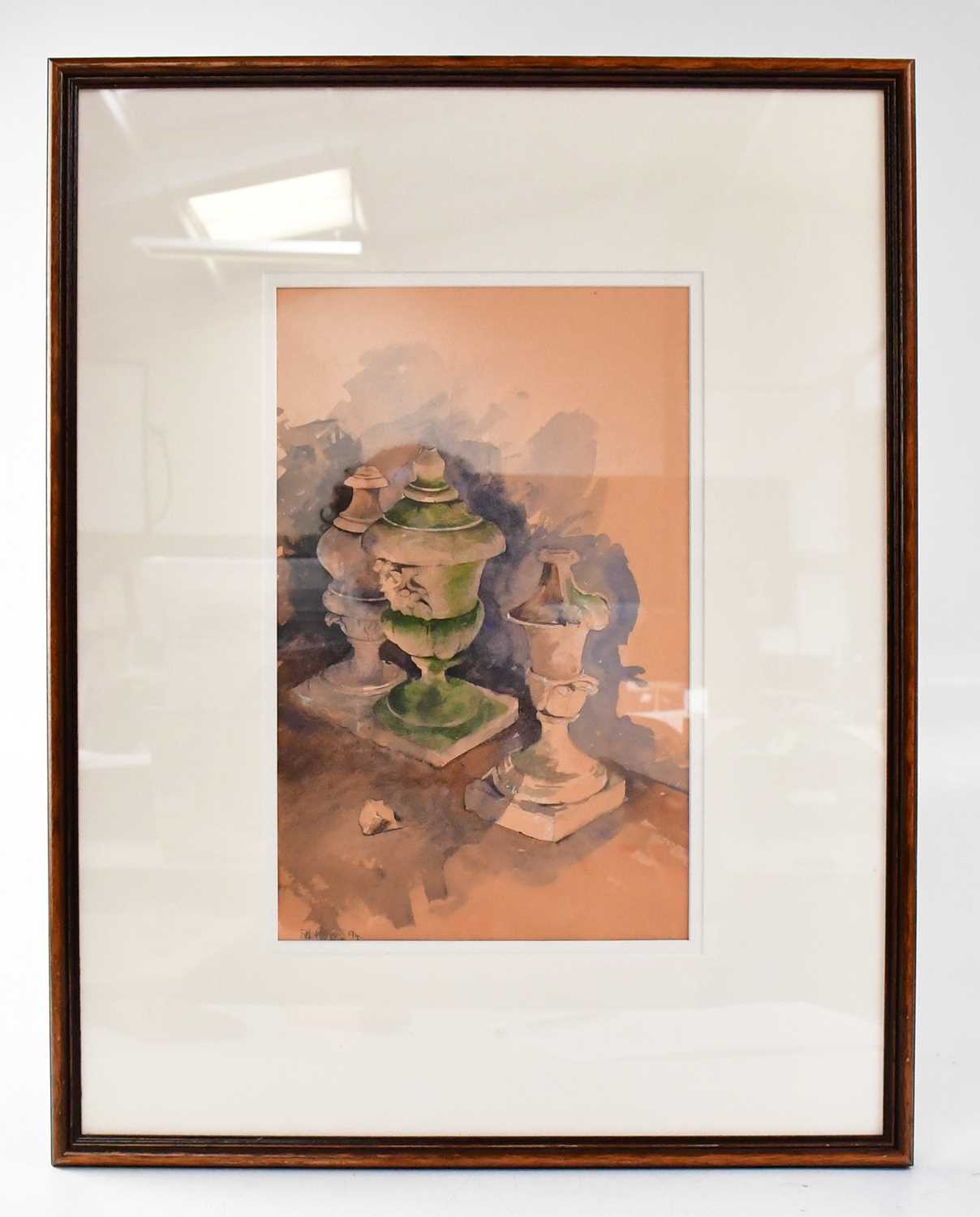 Lot 553 - ROB PIERCY (born 1946); watercolour, 'Damaged...