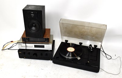 Lot 140 - THORENS; a TD 520 turn table, with a Sony...